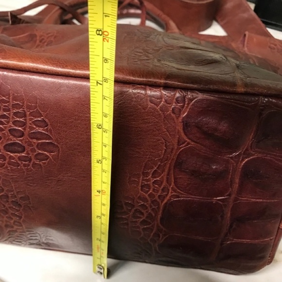 Large Let and Her Contemporary genuine leather bag with wide crossbody s… - Picture 14 of 16